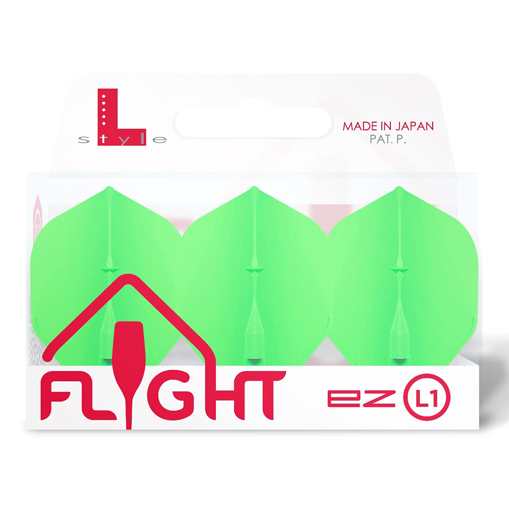 Amazon.com : LSTYLE L1 Standard Dart Flights – EZ – Neon Green – 1